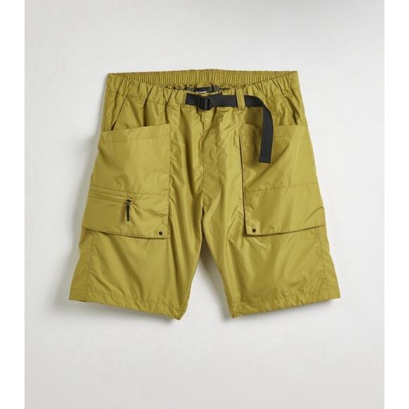 Goldwin Ripstop Hiking Cargo Shorts Size Small (2)‎ Adjustable Acid Yellow New - Picture 1 of 6
